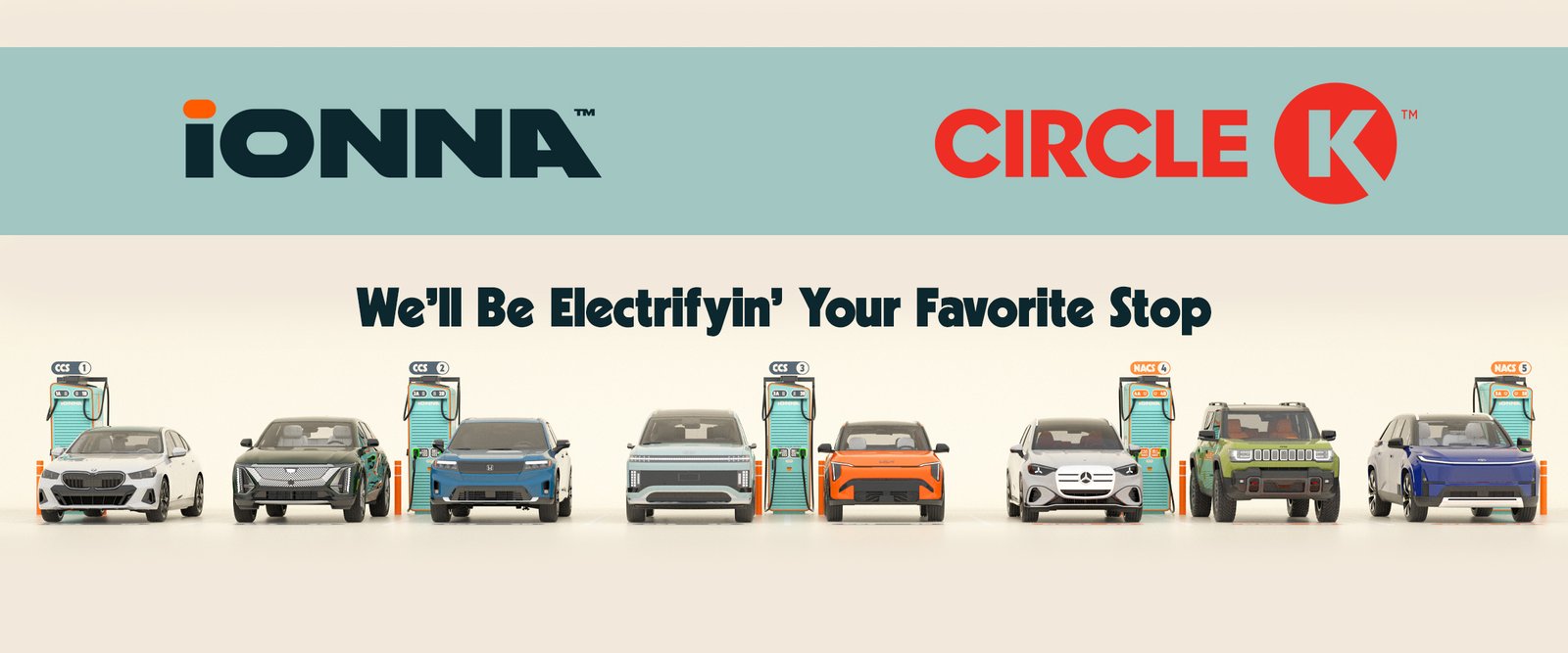 IONNA and Circle K plan 350 US EV charging sites with 400 kW fast char